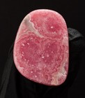 Rhodochrosite Stalactite Polished Cabachon Slice Pink Argentina 39mm 19g C0852 — photo 8