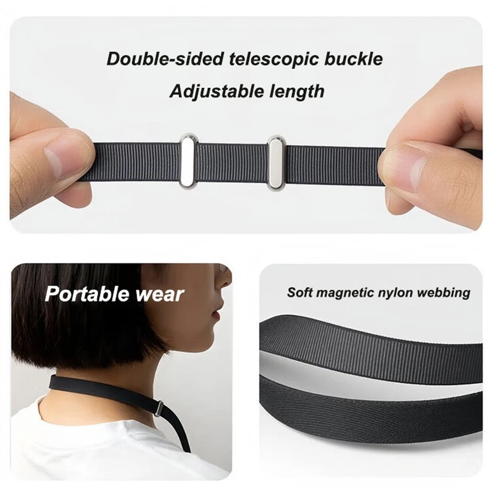 Correa Bandolera Cordón Teléfono para iPhone Serie 17 - Magnética y Liberación Rápida Foto 3 de 4