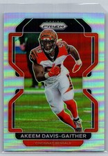 Akeem Davis-Gaither 275 2021 Panini Prizm Silver Cincinnati Bengals Card