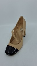 Marc Fisher Womens Charine Pump Beigeblack 110 7