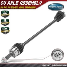 Front Passenger Side CV Axle Assembly for Fiat 500 2012-2017 Manual transmission