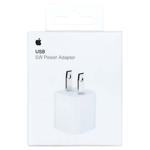 Cargador Apple MD813 5W iPhone Original USB a Corriente 220v Accesorios  Adaptadores y Accesorios