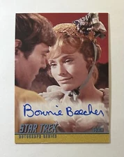 STAR TREK TOS 40TH ANNIVERSARY SERIES 2 A190 BONNIE BEECHER SYLVIA AUTOGRAPH