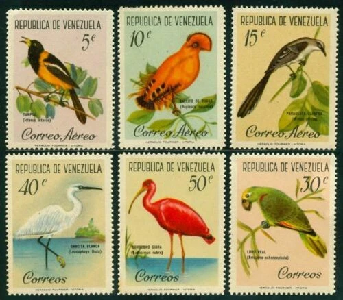 Sellos de Venezuela correo aéreo