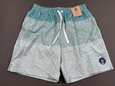 NWT Chubbies The Whale Sharks 7'' Classic Swim Trunks Medium LR