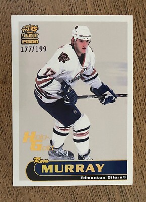 1999-00 Pacific Paramount HOLO-GOLD #93 - Rem Murray /199 (Oilers)