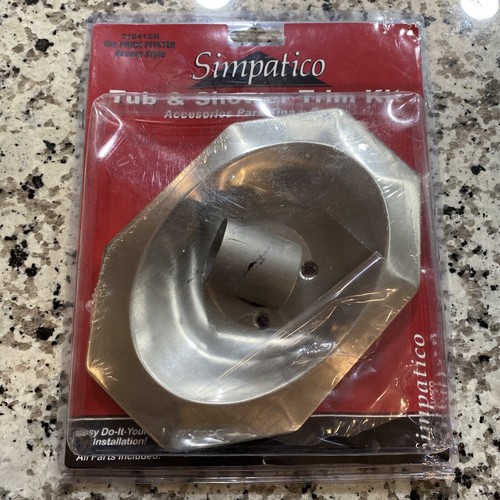 Simpatico 31641Sn Price Pfister Shower Trim Kit With Brass Escutcheon