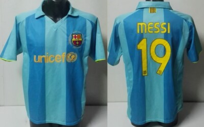 MONDO REPLICA BARCELLONA 2007 2008 LEO MESSI 19 L MAGLIA