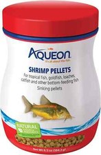 Aqueon Shrimp Pellets Sinking Food for Tropical Fish, Goldfish, Loaches, Catfish