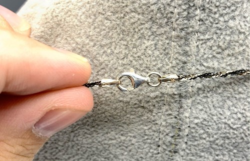 Sterling Silver, M.O.P. Cross Pendant Necklace - Picture 5 of 6