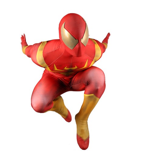 Iron Spider-Man Overall Spiderman Cosplay Kostüm Body Erwachsene Kinder Halloween - Bild 8 von 11