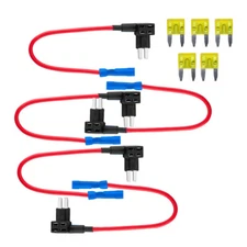 5x 12V 20A Add-A-Circuit Piggy Back Fuse Tap Mini Blade Fuse Holder ATM ATP New
