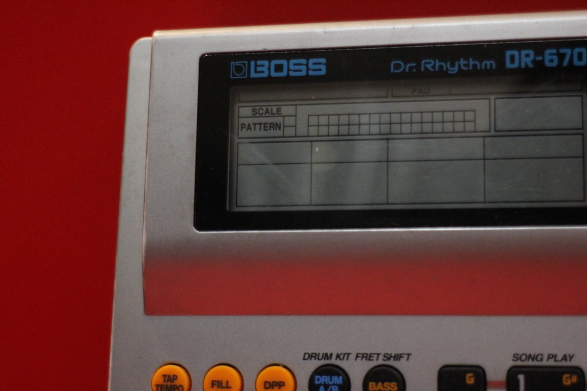USED BOSS Roland DR-670 Dr. Rhythm Box Drum Machine Sequencer