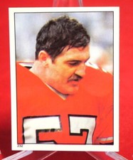 Jeff Van Note Topps 1981 Football Sticker #232
