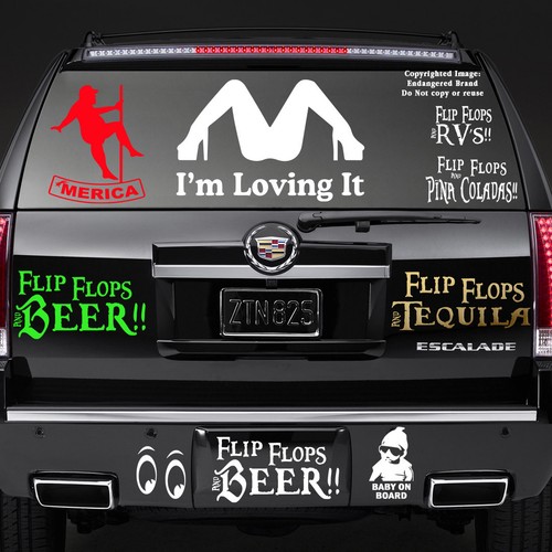 Funny I'm Loving It JDM Drift Sexy fits Jeep Car Jeep Truck Sticker Decal - Picture 3 of 12