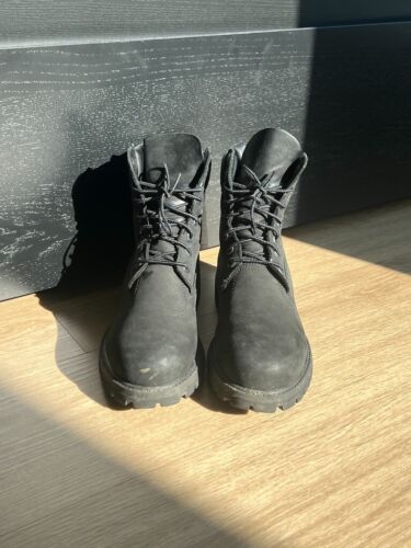 Black Timberland 6” Waterproof Boots Size 8-8.5) eBay