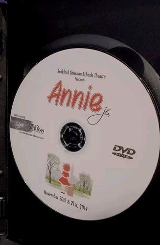 DVD-ANNIE JR - Musical-2014 Rockford Christian School-Rockford Ill. - Picture 7 of 8