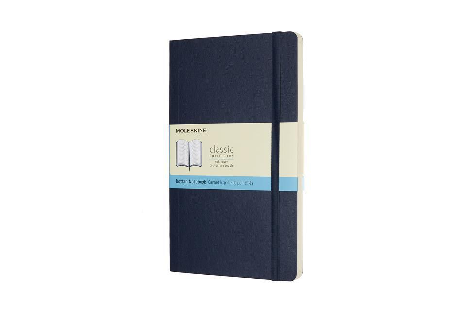 Moleskine Notizbuch Large/a5, Punktraster, Soft Cover, Saphir