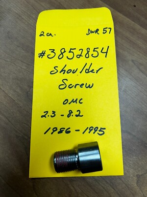 NOS OEM OMC Johnson Evinrude Shoulder Screw 3852854 2.3-5.2 Cobra 1986-1995