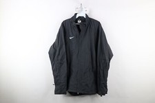 NIke Storm Fit Mens Medium Distressed Lined Waterproof Full Zip Rain Jacket