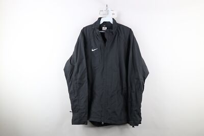 NIke Storm Fit Mens Medium Distressed Lined Waterproof Full Zip Rain Jacket