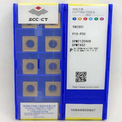 10pcs SPMT120408 YBC301 SPMT432 ZCC.CT Tools CNC blade Carbide Inserts Original