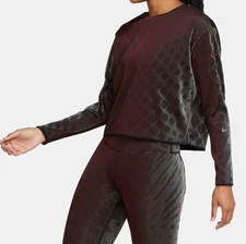 Nike Run Division Women Black/Red Midlayer Top (CU6168-011) Sizes S/M/L/XL - NWT