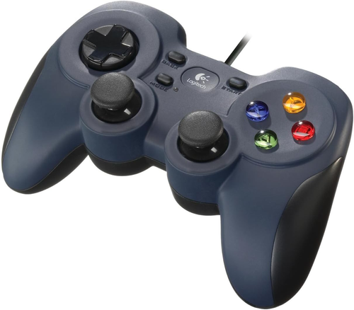 Logitech F310 Wired Gamepad - Controller Console Like Layout, PC, Grey/Blue - Picture 6 of 12