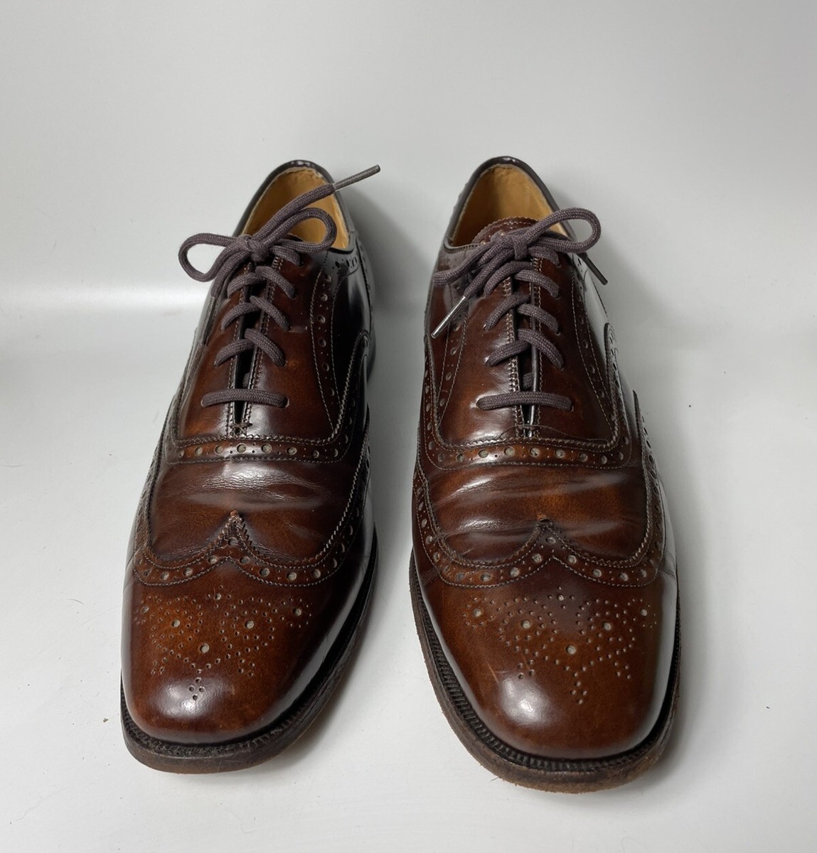 Johnston Murphy Dress Shoes Presidents Collection Brown Leather