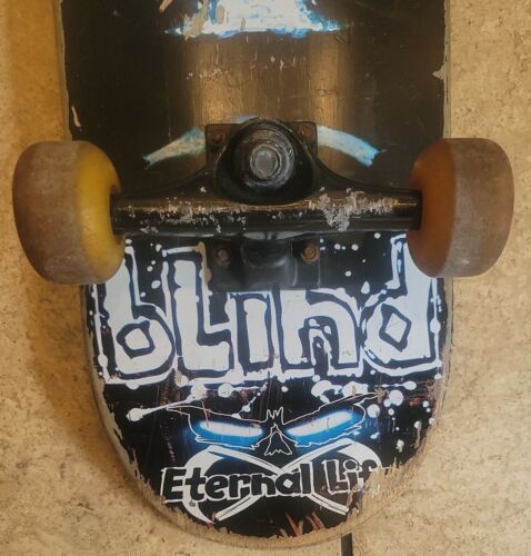 RARE Blind Eternal Life Danny Cerezini Reaper Skateboard Deck World - Picture 2 of 7