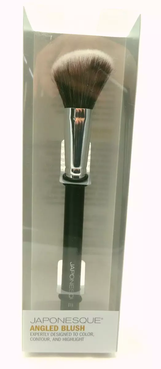 JAPONESQUE: ANGLED BLUSH BRUSH. FOR BLUSH / HIGHLIGHTING. BLACK. ORG$25 NOW $14