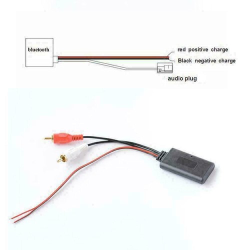 Car Universal Wireless Bluetooth Module Music Adapter New E8N1 Rca Aux T4N7 W7T9 - Photo 11/11