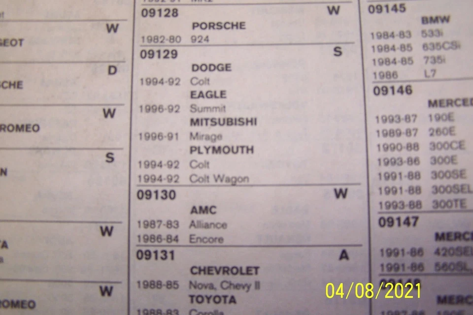 JUEGO DE CABLES DE BUJÍA DE SILICONA BOSCH 09130 PARA AMC1983-87 ALLIANCE 1984-86 ENCORE Foto 3 de 3