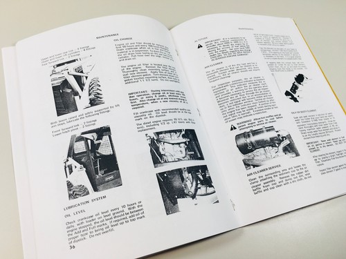 Omc 545 Mustang Operators Owners Manual Skid Steer Loader Operation Lube - Picture 3 of 3