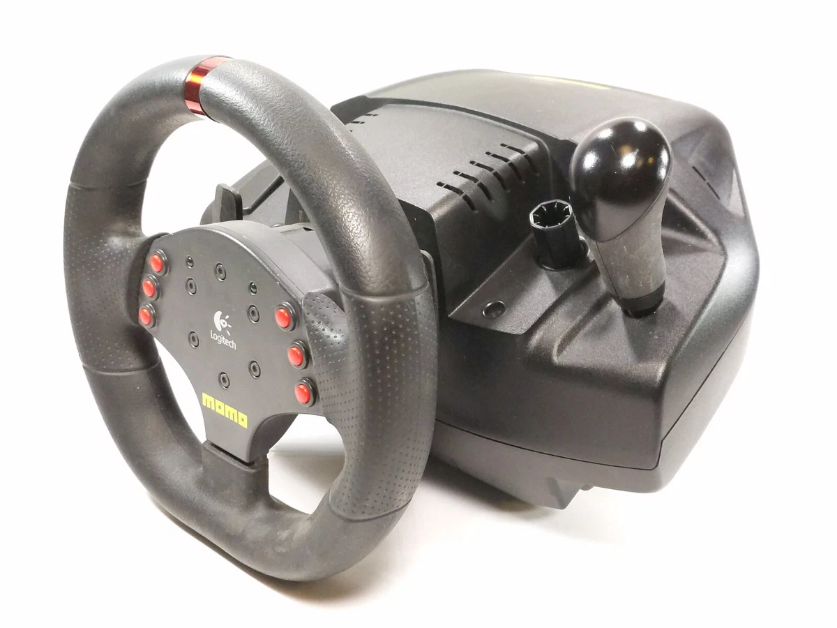 Volante PC MOMO Racing Force Feedback Wheel - Logitech com o Melhor Preço é  no Zoom