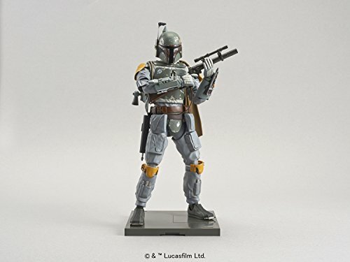 Star Wars plastic model kit 1/12 scale ver. Boba Fett Figure Bandai Japan NEW - Afbeelding 1 van 3