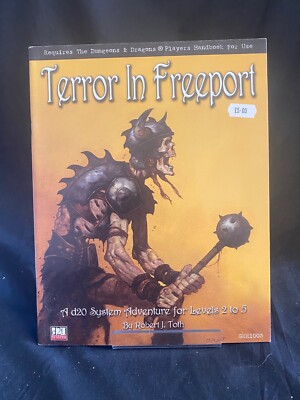 D&D d20: Terror in Freeport (Green Ronin, 2000, sehr guter Zustand/sehr guter Zustand)