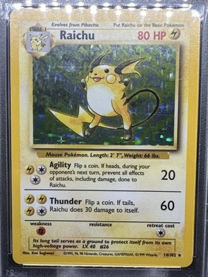 Raichu 014/102 Base Set Holo for sale online | eBay