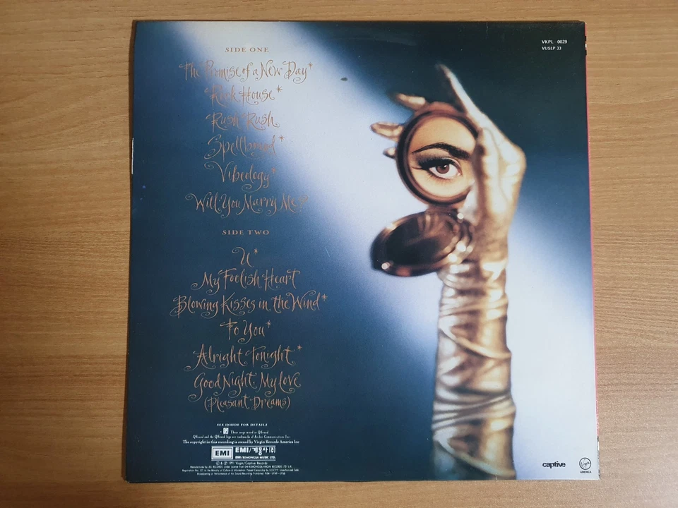 Paula Abdul – Spellbound 1991 Korea Vinyl LP Insert Rare Sleeve NM Foto 3 de 4