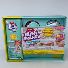 ZURU Mini Brands Fill the Fridge Playset  3 Capsules, Aqua
