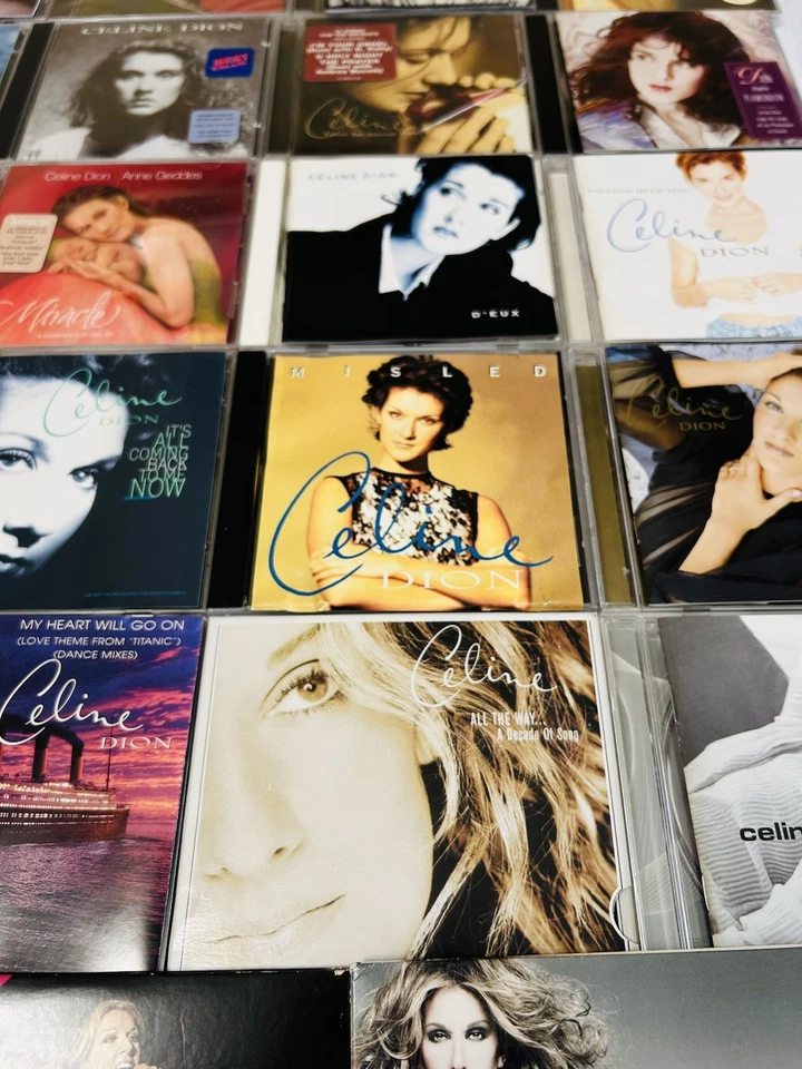 Celine Dion Cd Lot Lps & Singles Foto 3 de 4