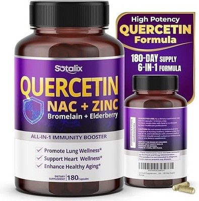 Sotalix Quercetin 500 mg - Antioxidans & Immun Support Bioflavonoid Supplemen