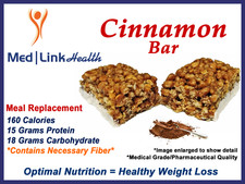 CINNAMON BAR Weight Loss Meal Replacement  3 Boxes  SIMILAR TO Optifast  800