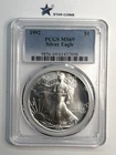 1992 Silver Eagle PCGS MS69