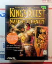 King's Quest 8 VIII Masque d'eternité complet Big Box carton PC FR