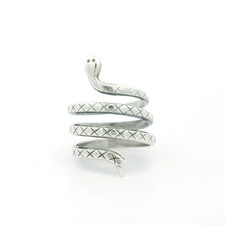 Sterling Silver Snake Design Ring - Size 7 C31027391 