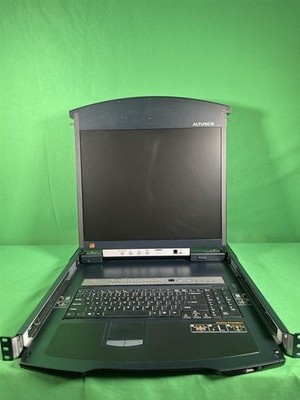 ATEN KL1516AiN 16-Port 19in. Dual Rail CAT5 LCD KVM Over the Net - USED