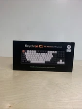 Keychron C1-B3 Mac Layout Wired Mechanical Keyboard New Open Box