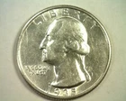1935 WASHINGTON QUARTER ABOUT UNCIRCULATED AU NICE ORIGINAL COIN BOBS COINS