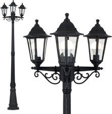 Freestanding 2.2m Victorian Style Lamp Post Light - Ideal for Any Outdoor Space